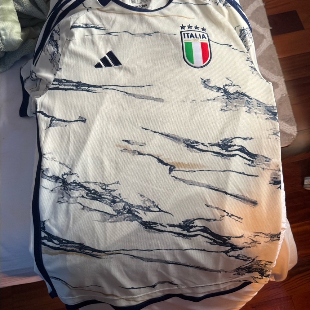 Italy National Team Youth Jersey with Marble Design